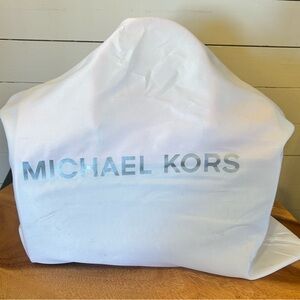 Michael Kors Tea Rose and Gray Duffle Bag
